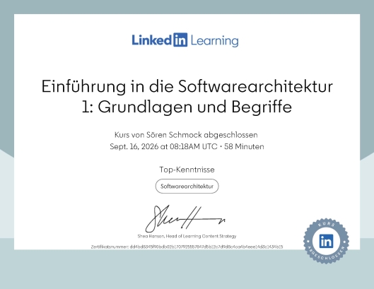 Einführung in die Softwarearchitektur 1: Grundlagen und Begriffe